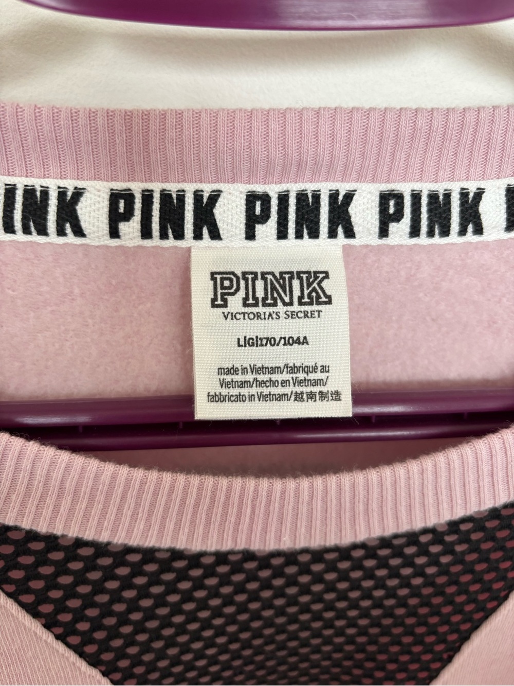 Victoria's Secret PINK Dusty Rose Crewneck Sweatshirt - Picture 2 of 2